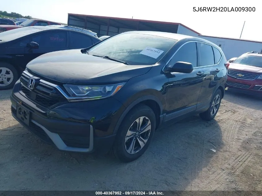 2020 Honda Cr-V Awd Lx VIN: 5J6RW2H20LA009300 Lot: 40367952