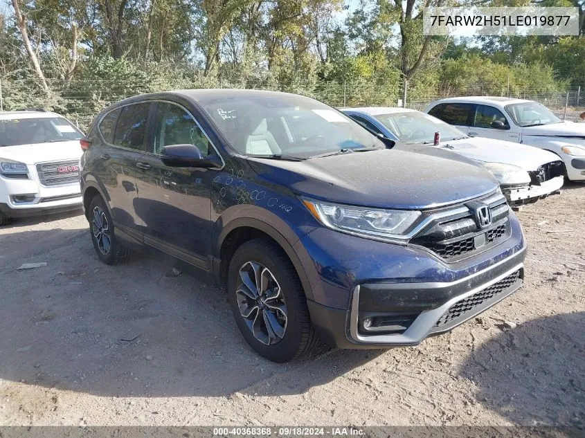 2020 Honda Cr-V Ex VIN: 7FARW2H51LE019877 Lot: 40368368