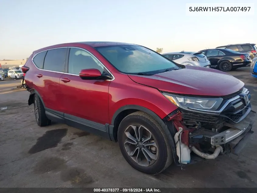 2020 Honda Cr-V 2Wd Ex VIN: 5J6RW1H57LA007497 Lot: 40378377