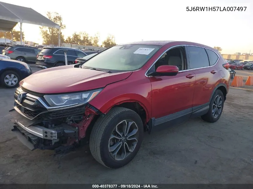 5J6RW1H57LA007497 2020 Honda Cr-V 2Wd Ex