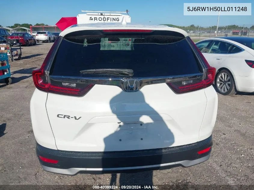 2020 Honda Cr-V 2Wd Ex VIN: 5J6RW1H50LL011248 Lot: 40399224