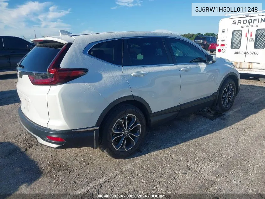 2020 Honda Cr-V 2Wd Ex VIN: 5J6RW1H50LL011248 Lot: 40399224