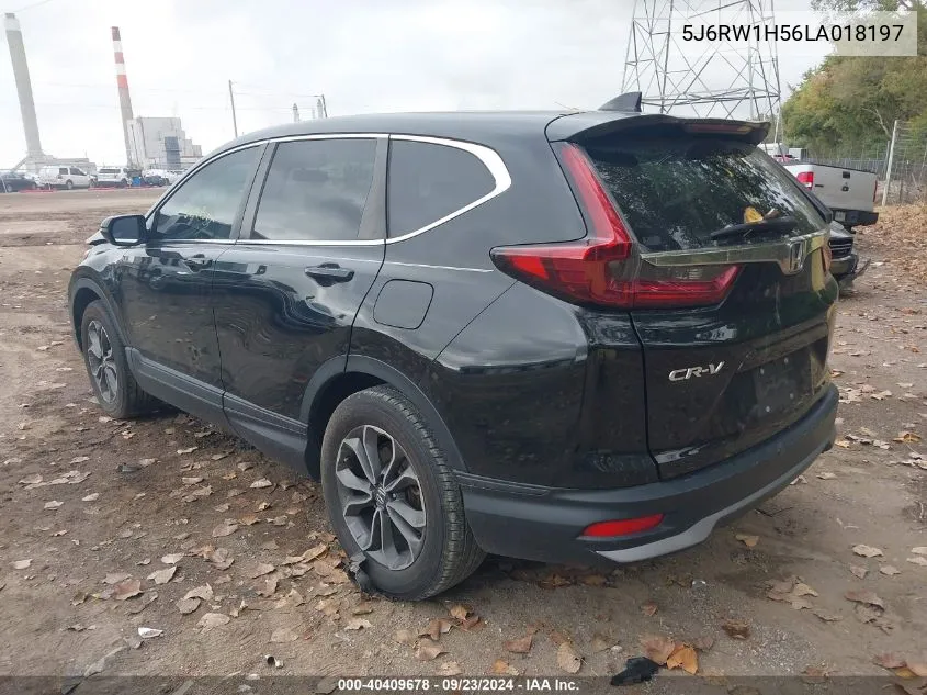 2020 Honda Cr-V Ex VIN: 5J6RW1H56LA018197 Lot: 40409678