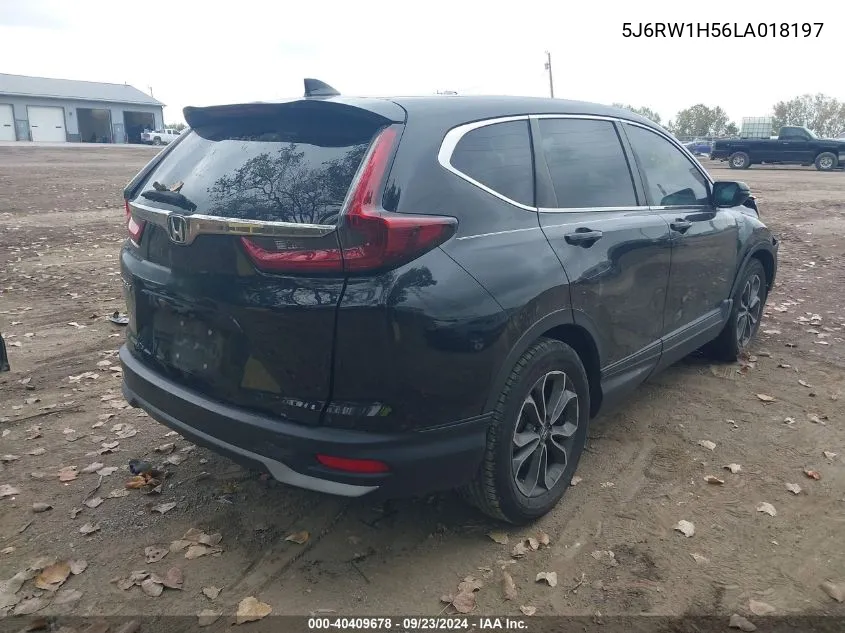 2020 Honda Cr-V Ex VIN: 5J6RW1H56LA018197 Lot: 40409678