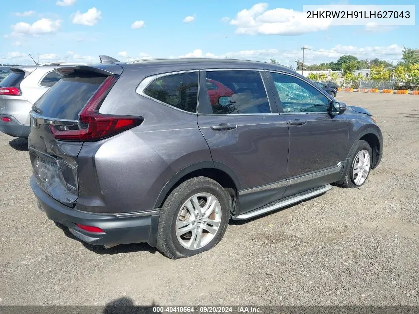 2020 Honda Cr-V Awd Touring VIN: 2HKRW2H91LH627043 Lot: 40410564