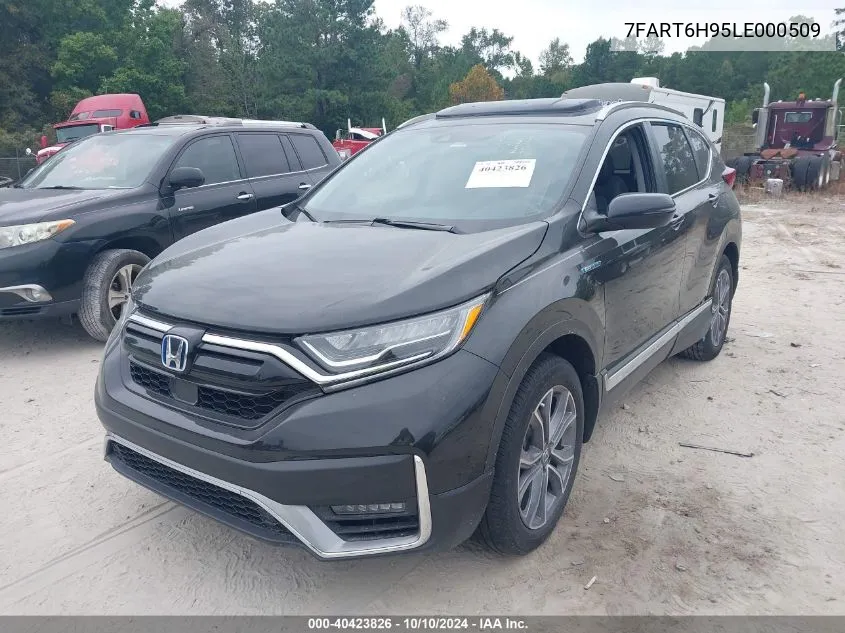 2020 Honda Cr-V Hybrid Touring VIN: 7FART6H95LE000509 Lot: 40423826