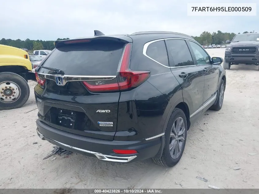 2020 Honda Cr-V Hybrid Touring VIN: 7FART6H95LE000509 Lot: 40423826