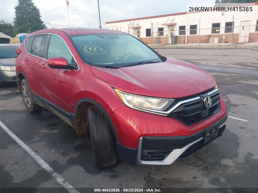 2HKRW1H88LH415385 2020 Honda Cr-V 2Wd Ex-L