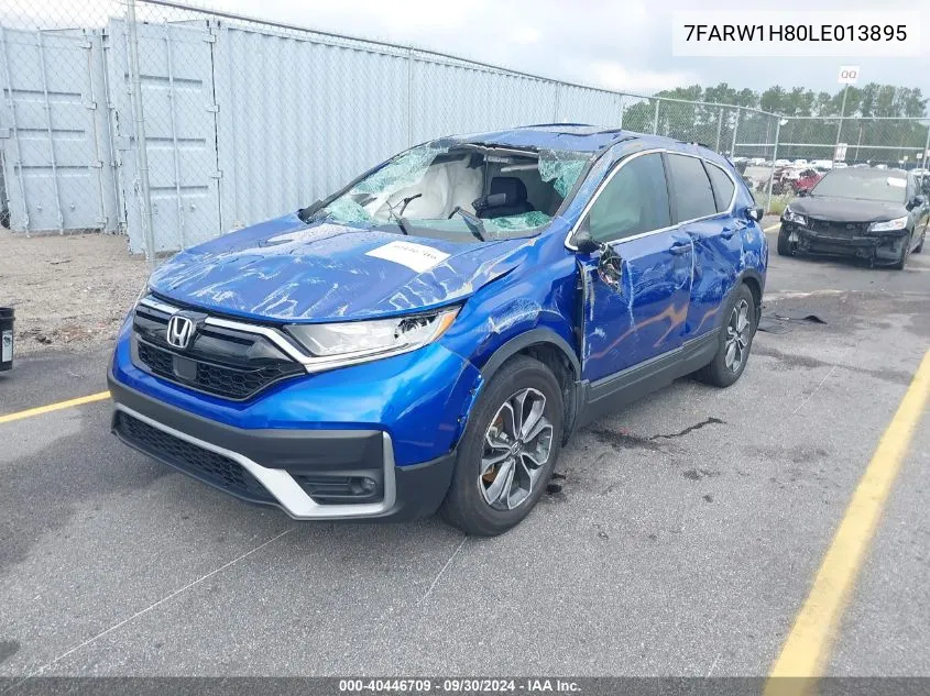 2020 Honda Cr-V Exl VIN: 7FARW1H80LE013895 Lot: 40446709