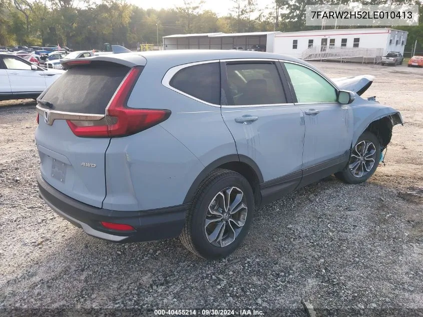 2020 Honda Cr-V Ex VIN: 7FARW2H52LE010413 Lot: 40455214