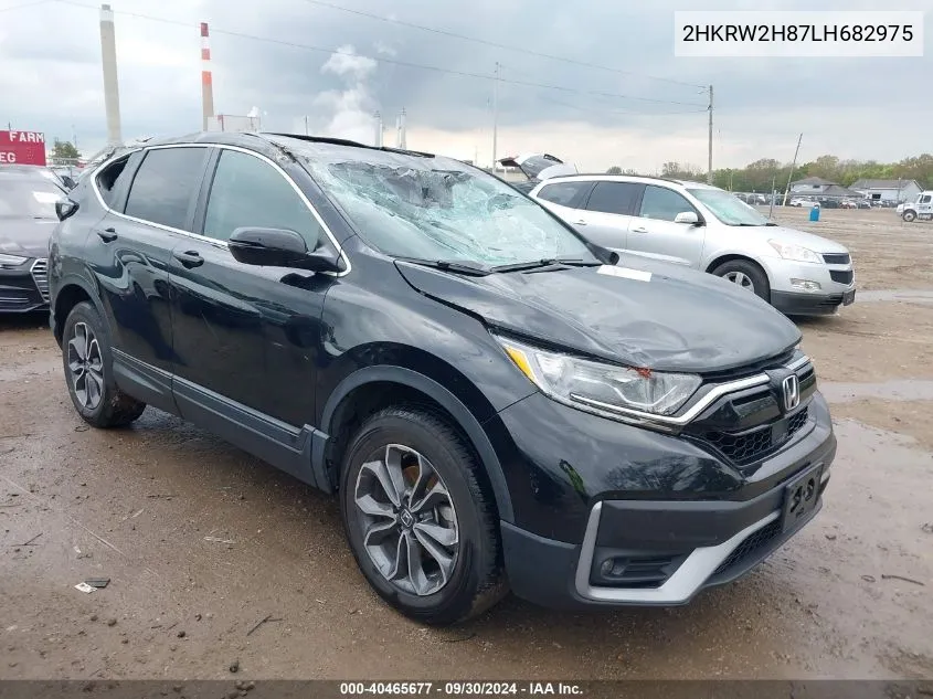 2020 Honda Cr-V Awd Ex-L VIN: 2HKRW2H87LH682975 Lot: 40465677