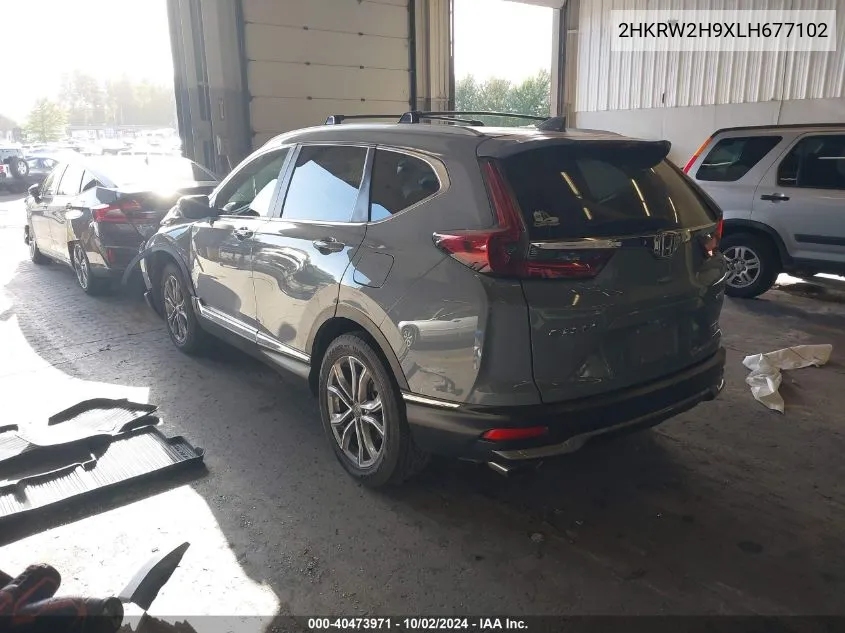 2020 Honda Cr-V Awd Touring VIN: 2HKRW2H9XLH677102 Lot: 40473971