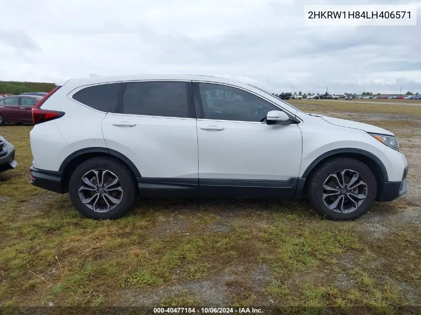 2020 Honda Cr-V 2Wd Ex-L VIN: 2HKRW1H84LH406571 Lot: 40477154