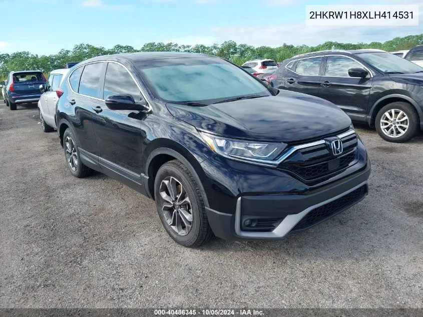 2020 Honda Cr-V Exl VIN: 2HKRW1H8XLH414531 Lot: 40486345