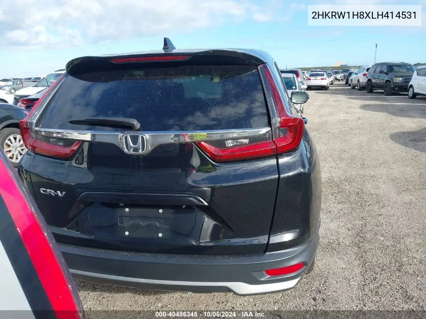 2020 Honda Cr-V Exl VIN: 2HKRW1H8XLH414531 Lot: 40486345