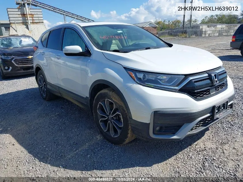 2020 Honda Cr-V Awd Ex VIN: 2HKRW2H5XLH639012 Lot: 40498828