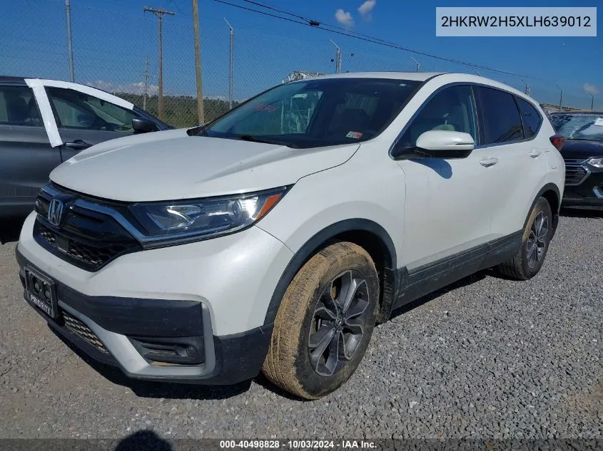 2020 Honda Cr-V Awd Ex VIN: 2HKRW2H5XLH639012 Lot: 40498828