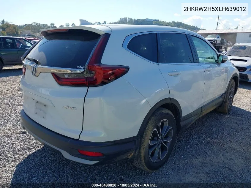 2020 Honda Cr-V Awd Ex VIN: 2HKRW2H5XLH639012 Lot: 40498828