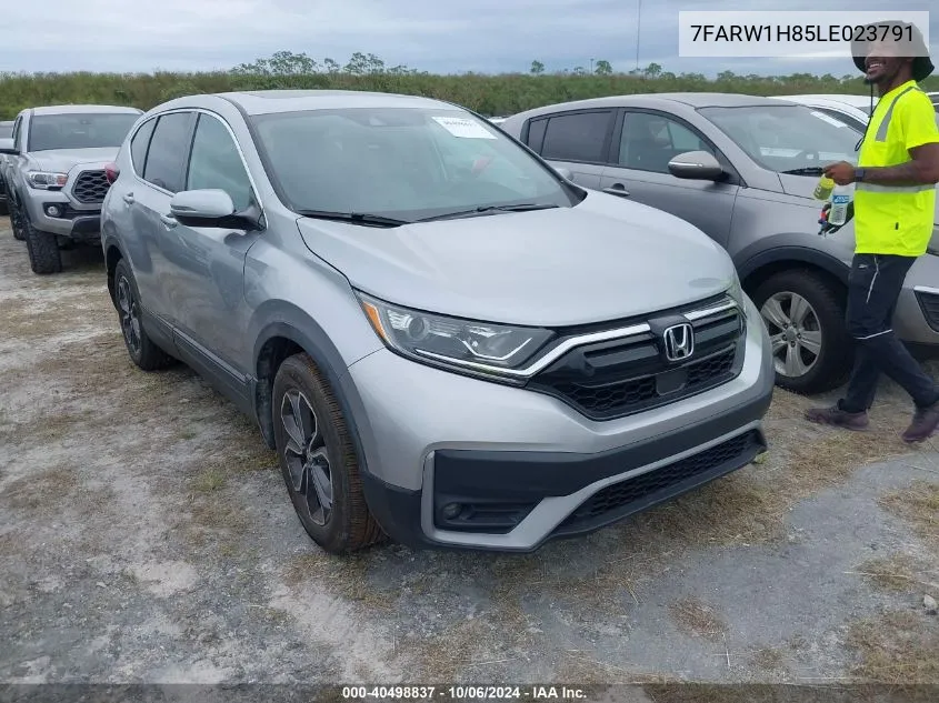 2020 Honda Cr-V Exl VIN: 7FARW1H85LE023791 Lot: 40498837