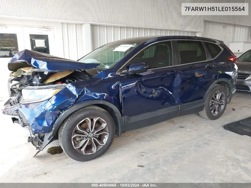 2020 Honda Cr-V 2Wd Ex VIN: 7FARW1H51LE015564 Lot: 40504865