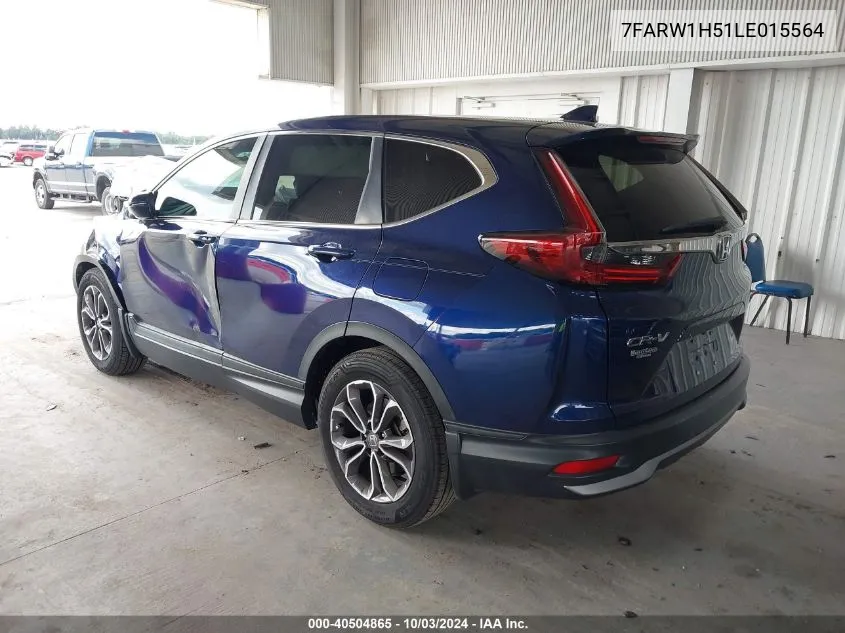 2020 Honda Cr-V 2Wd Ex VIN: 7FARW1H51LE015564 Lot: 40504865