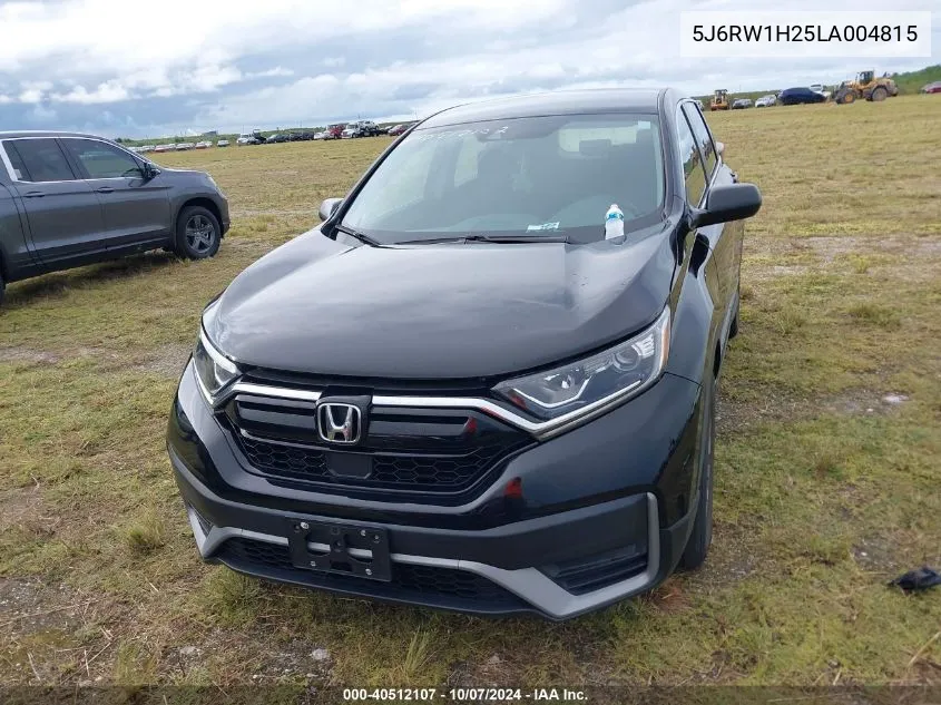 2020 Honda Cr-V 2Wd Lx VIN: 5J6RW1H25LA004815 Lot: 40512107