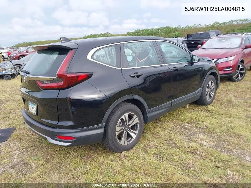 2020 Honda Cr-V 2Wd Lx VIN: 5J6RW1H25LA004815 Lot: 40512107