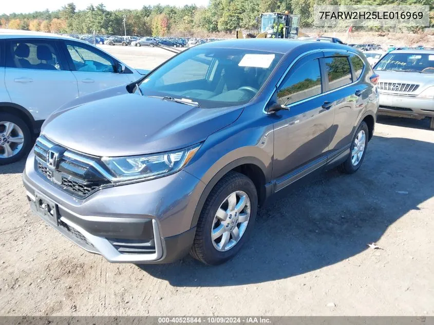 2020 Honda Cr-V Lx VIN: 7FARW2H25LE016969 Lot: 40525844