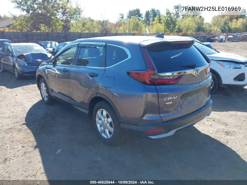 2020 Honda Cr-V Lx VIN: 7FARW2H25LE016969 Lot: 40525844