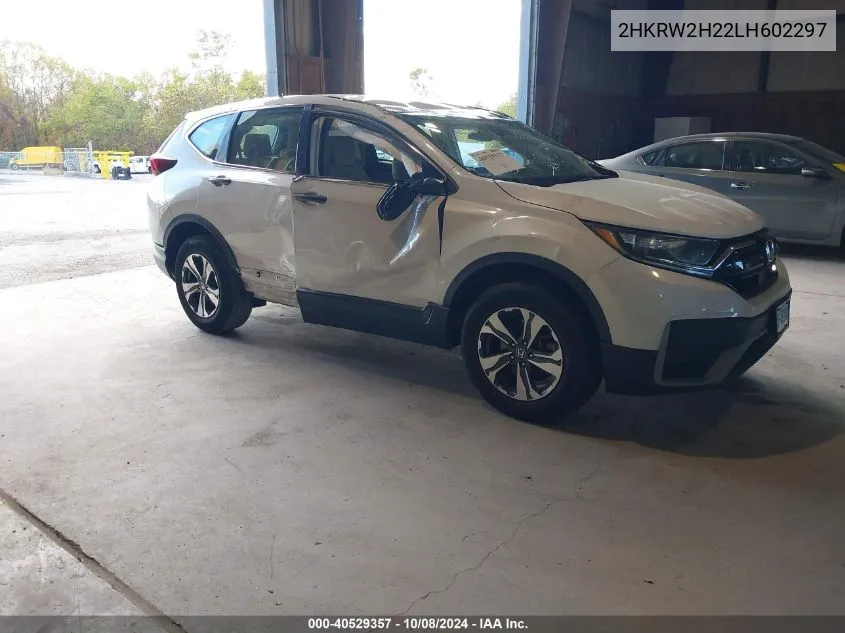 2020 Honda Cr-V Awd Lx VIN: 2HKRW2H22LH602297 Lot: 40529357