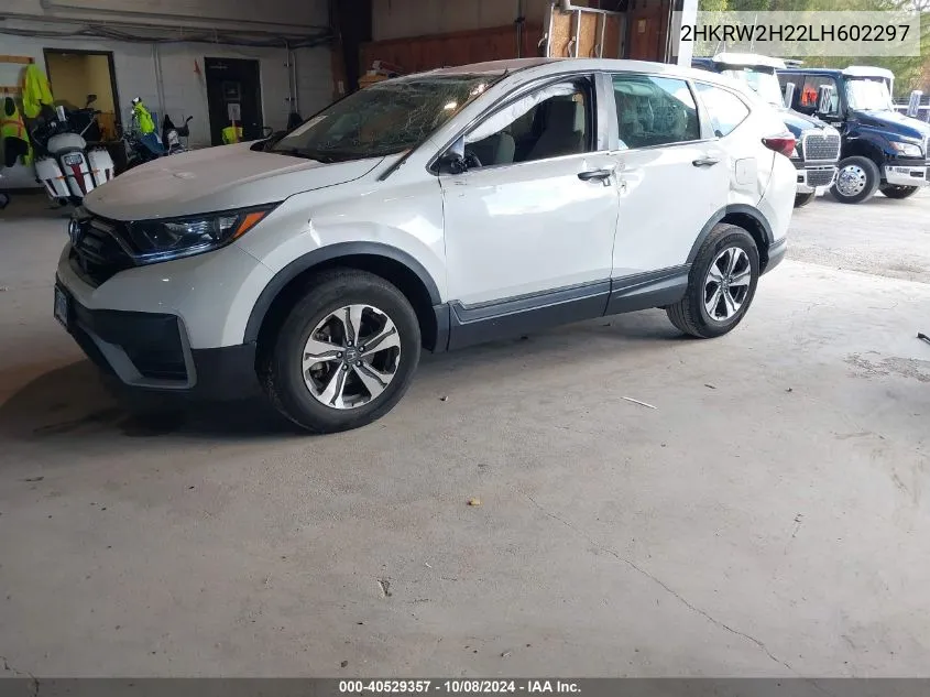 2020 Honda Cr-V Awd Lx VIN: 2HKRW2H22LH602297 Lot: 40529357