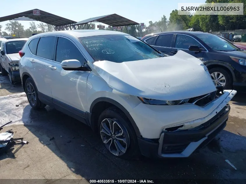 2020 Honda Cr-V Awd Ex-L VIN: 5J6RW2H8XLL006963 Lot: 40533515