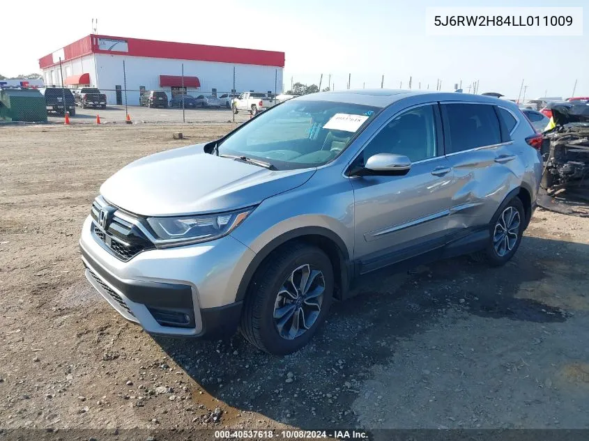 2020 Honda Cr-V Awd Ex-L VIN: 5J6RW2H84LL011009 Lot: 40537618