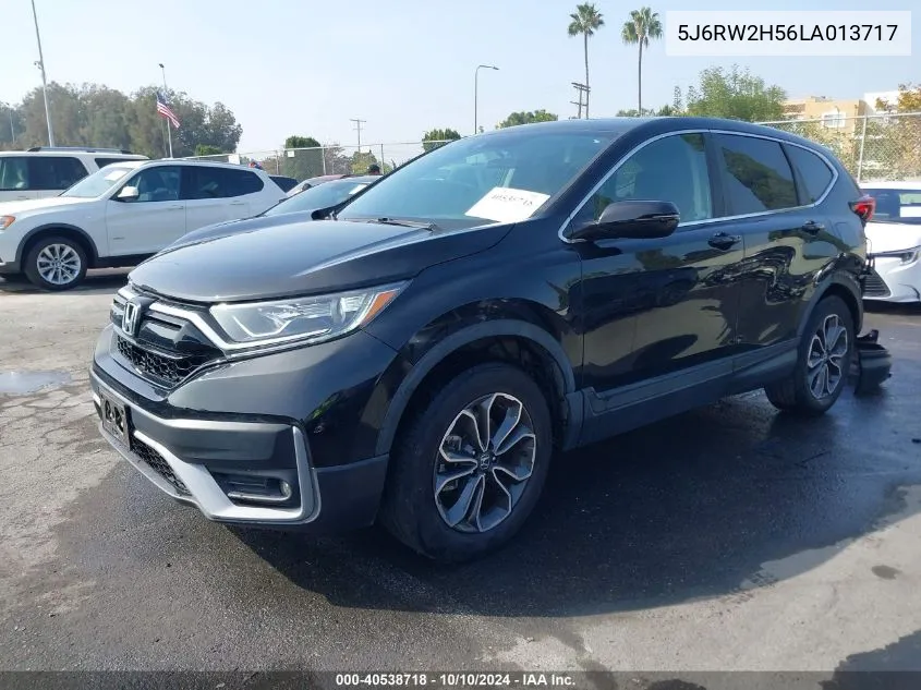 2020 Honda Cr-V Awd Ex VIN: 5J6RW2H56LA013717 Lot: 40538718