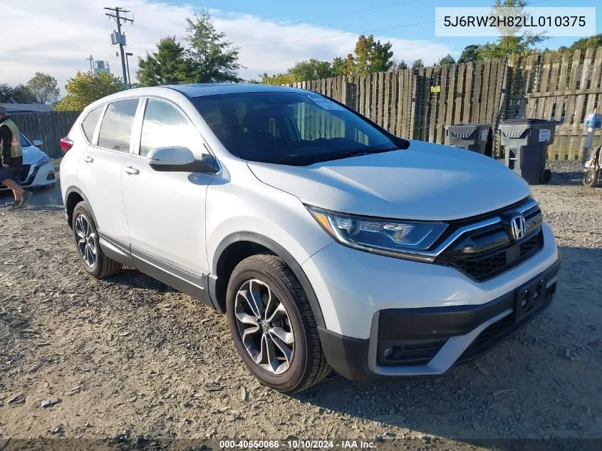 2020 Honda Cr-V Awd Ex-L VIN: 5J6RW2H82LL010375 Lot: 40550066