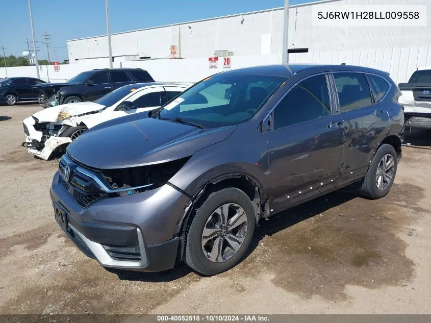 2020 Honda Cr-V 2Wd Lx VIN: 5J6RW1H28LL009558 Lot: 40552518