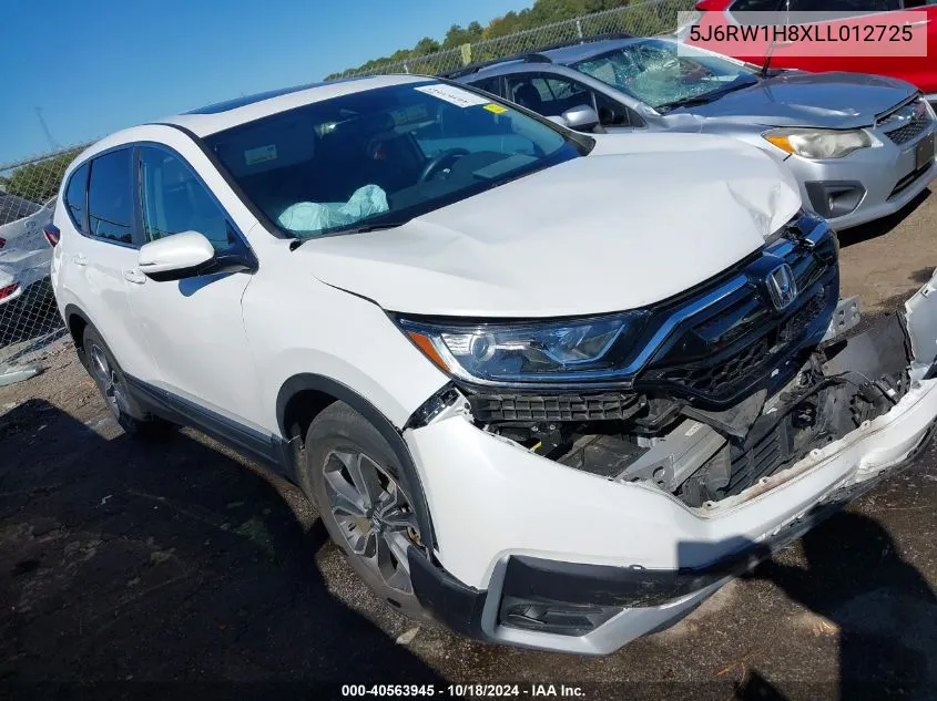 2020 Honda Cr-V 2Wd Ex-L VIN: 5J6RW1H8XLL012725 Lot: 40563945