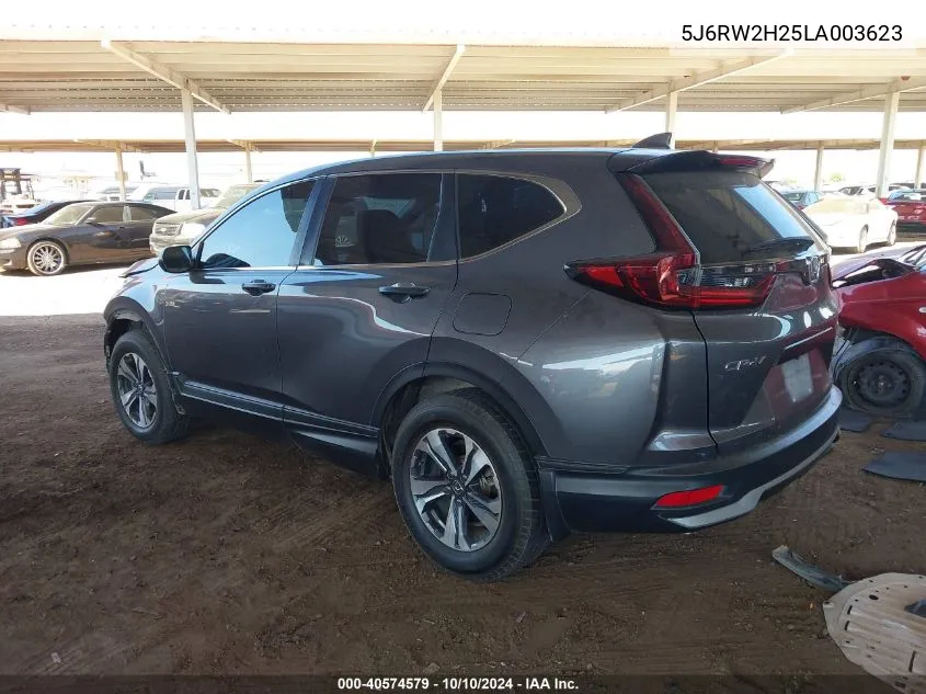 2020 Honda Cr-V Awd Lx VIN: 5J6RW2H25LA003623 Lot: 40574579