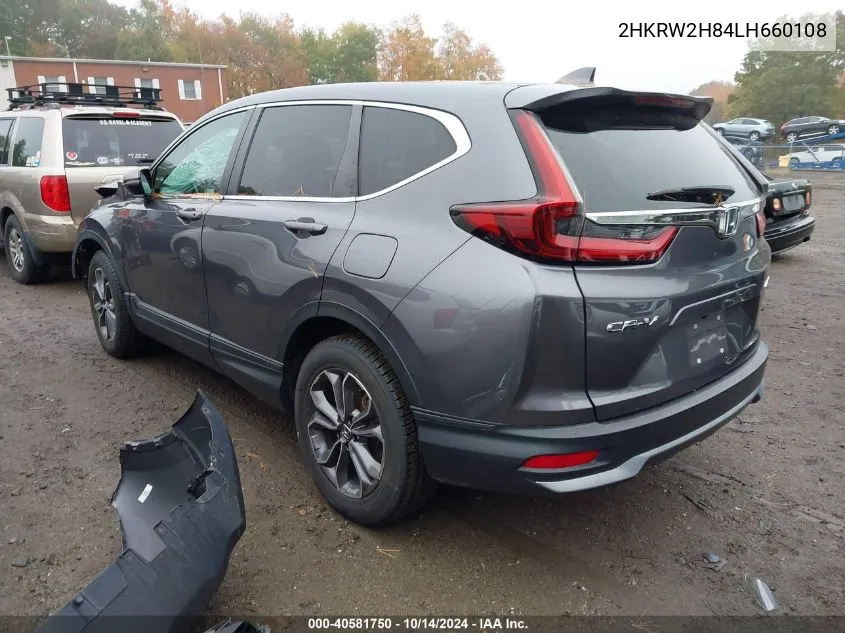 2020 Honda Cr-V Awd Ex-L VIN: 2HKRW2H84LH660108 Lot: 40581750