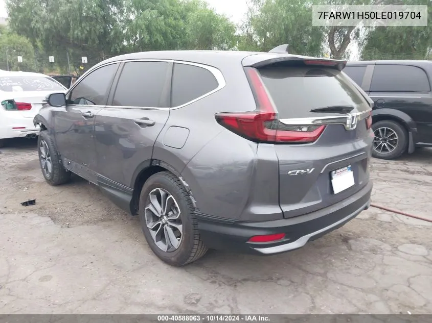 2020 Honda Cr-V Ex VIN: 7FARW1H50LE019704 Lot: 40588063