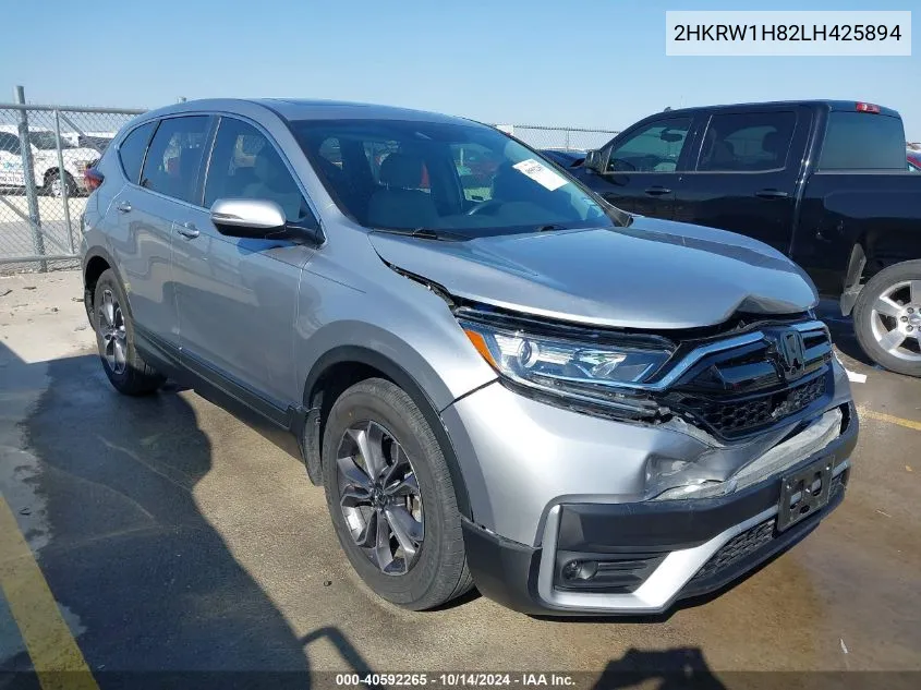 2020 Honda Cr-V Exl VIN: 2HKRW1H82LH425894 Lot: 40592265