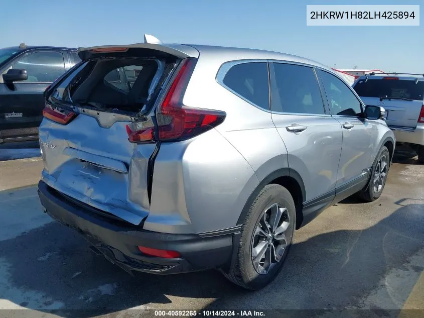 2020 Honda Cr-V Exl VIN: 2HKRW1H82LH425894 Lot: 40592265