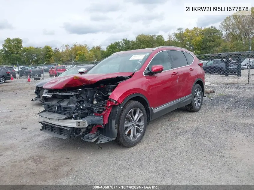 2020 Honda Cr-V Awd Touring VIN: 2HKRW2H95LH677878 Lot: 40607071