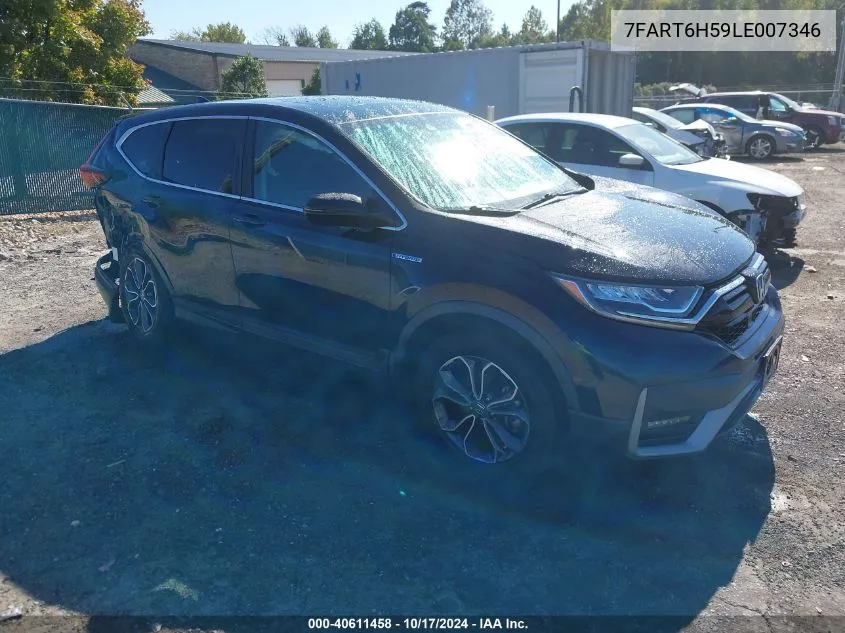 2020 Honda Cr-V Hybrid Ex VIN: 7FART6H59LE007346 Lot: 40611458