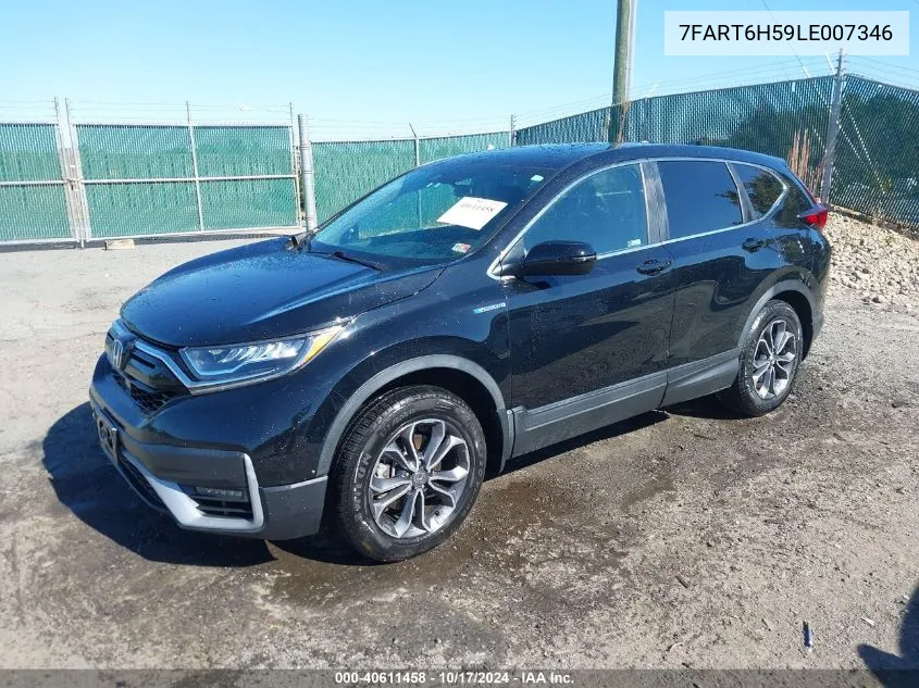 2020 Honda Cr-V Hybrid Ex VIN: 7FART6H59LE007346 Lot: 40611458