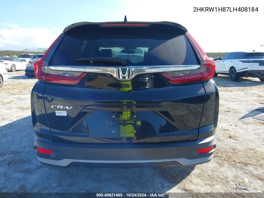 2020 Honda Cr-V 2Wd Ex-L VIN: 2HKRW1H87LH408184 Lot: 40621485