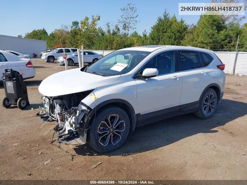 2HKRW1H86LH418737 2020 Honda Cr-V Exl