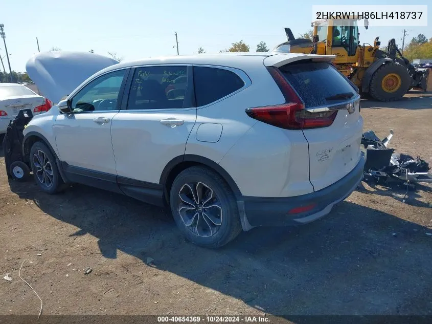 2HKRW1H86LH418737 2020 Honda Cr-V Exl