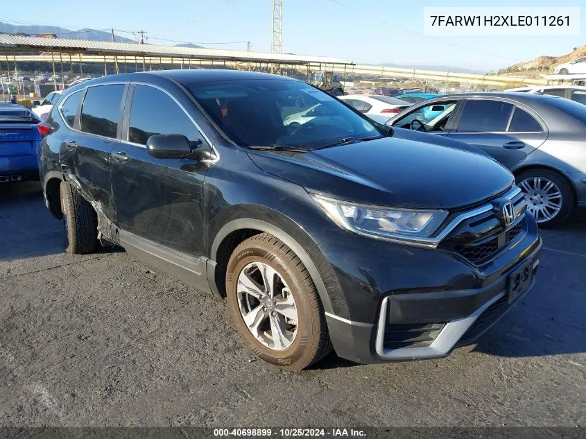 2020 Honda Cr-V 2Wd Lx VIN: 7FARW1H2XLE011261 Lot: 40698899