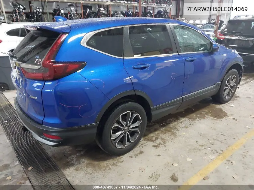 2020 Honda Cr-V Awd Ex VIN: 7FARW2H50LE014069 Lot: 40749067